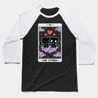 The lovers tarot cats Baseball T-Shirt